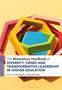 "The Bloomsbury Handbook of Diversity, Crises and Transformative Leadership in Higher Education." Bunte geometrische Formen., Buch