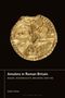Amulets in Roman Britain: MAGIC, MATERIALITY, MEANING AND USE. Adam Parker. Ein goldenes Artefakt auf schwarzem Hintergrund.