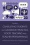 Craig Skerritt: Consulting Students on Classroom Practice, 'Good' Teaching and Teacher Performance, Buch