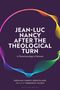 „JEAN-LUC NANCY AFTER THE THEOLOGICAL TURN: A Phenomenology of Kenosis“. Bunter Farbverlauf-Kreisschwung auf dunklem Hintergrund.