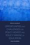 Buchtitel: "Opportunities and Challenges for Policy Advice and Policy Making in Education" von Craig Skerritt. Blau gemusterter Hintergrund., Buch