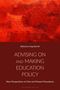 "Advising on and Making Education Policy" von Craig Skerritt. Roter Hintergrund, Text in Weiß., Buch