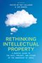 "Rethinking Intellectual Property" in Gelb, darüber ein großer, weißer Wolkenhimmel vor klarem Blau., Buch