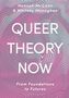 "QUEER THEORY NOW" von Hannah McCann & Whitney Monaghan; Hintergrund mit wellenförmigen, farbigen Linien.