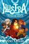 Titel: "ILUSTRA Book 2: TIDALRISE" von Tori Tadiar. Illustration von fünf entschlossenen Jugendlichen, einer mit leuchtenden Händen., Buch