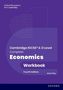 „Cambridge IGCSE® & O Level Complete Economics Workbook, Fourth Edition, Brian Titley“. Violette, schlichte Buchdeckelgestaltung., Buch