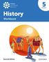 "History Workbook, Second Edition, Oxford. Illustration von Menschen mit Kamelen in einer Wüstenlandschaft bei Sonnenuntergang.", Buch