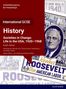 International GCSE History: Societies in Change: Life in the USA, 1920–1968. Bild von Roosevelt mit Wahlplakat-Design., Buch