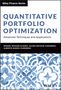 Miquel Noguer Alonso: Quantitative Portfolio Optimization, Buch, Buch