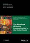 Text: "Edited by Thomas Tufte, Vinod Pavarala, Eliza Govender. The Handbook of Health Communication in the Global South." Abstrakte bunte Illustration links., Buch