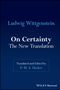 Ludwig Wittgenstein: On Certainty, Buch