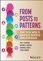 FROM POSTS TO PATTERNS. Silhouetten in Regenbogenfarben, Symbole für soziale Medien, Texte zum Thema Gesundheit., Buch