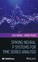 Jun Wang, Hong Peng: "Spiking Neural P Systems for Time Series Analysis". Graph mit farbigen Linien auf dunklem Hintergrund., Buch