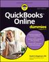 "Learning Made Easy, 2027 Edition. QuickBooks Online for dummies. David H. Ringstrom, CPA. Frau mit Tablet telefoniert.", Buch