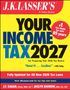 „YOUR INCOME TAX 2027“ in großer Schrift, obere Ecke: „#1 Tax Guide for over 85 years“. Gelbes und rotes Cover., Buch
