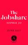 "The Jobshare", "Sophie Jo", "June 2027". Darunter ein Logo von "Scarlett Press" auf rotem Hintergrund., Buch