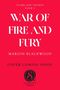 "War of Fire and Fury," "Marion Blackwood," "Cover coming soon!" Logo: Scarlett Press, auf rotem Hintergrund.