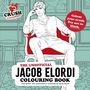 "JACOB ELORDI" steht in großen Buchstaben. Illustration: Eine lässige Person sitzt in einem roten Sessel., Buch