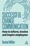 "Successful Change Communication: How to inform, involve and inspire employees." Autor: Rachel Miller. Logo unten rechts.