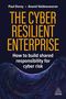 "The Cyber Resilient Enterprise" oben. Darunter "How to build shared responsibility for cyber risk". Abstrakte digitale Wellen unten.