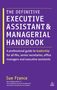 Sue France: The Definitive Executive Assistant and Managerial Handbook: A Professional Guide to Leadership for All Pas, Senior Secretaries, Office Managers and Ex, Buch