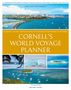 Titel: "Cornell's World Voyage Planner". Bilder von Küsten, Segelbooten, Palmen und türkisfarbenem Meer.