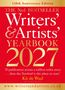 "120th Anniversary Edition", "The No1 Bestseller", "Writers' & Artists' Yearbook 2027", Zitat von Kit de Waal, rote Hintergrundfarbe., Buch