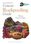 Text: "Concise Rockpooling Guide" von "Tiffany Francis-Baker", mit Illustrationen von Meereslebewesen und einem Tierlogo.