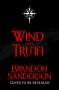Brandon Sanderson: Wind and Truth, Buch