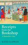 „Receipts from the Bookshop: A Bookseller's Year“ von Katie Clapham. Bunte Illustration eines Buchladens., Buch