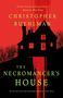 Titel: "The Necromancer's House" von Christopher Buehlman. Silhouette eines Hauses auf rotem Hintergrund., Buch