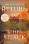 "Return to The Shack" von Wm. Paul Young. Eine Hütte am Fluss vor herbstlichem Wald., Buch