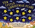 "Ten Little Christmas Stars" und "A Counting Storybook" sind prominent sichtbar. Gelbe Sterne über einem Nachthimmel.
