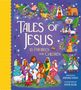 „Tales of Jesus: 15 Parables for Children“ in großen Buchstaben. Buntes Cover mit Jesus und Kindern in biblischer Szene.