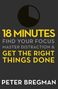 Peter Bregman: 18 Minutes, Buch