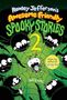 Buchtitel: "Rowley Jefferson's Awesome Friendly Spooky Stories 2" von Jeff Kinney. Illustrationen von Spinennetz und Figuren.
