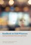 Titel: "Handbook on Child Witnesses". Darunter ein verschwommenes Bild eines ernsten Kindes., Buch