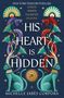 Texte: "NEW YORK TIMES BESTSELLER", "CHAOS", "WRATH", "SACRIFICE", "DESTINY", "HIS HEART IS HIDDEN", "MICHELLE JABÈS CORPORA". Zwei farbige Schlangen, Katzen, Sonne.