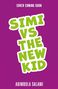 "COVER COMING SOON. SIMI SAYS THAT NEW GIRL IS A MONSTER! ABIMBOLA SALAMI." Text auf lila Hintergrund., Buch