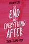 "Aileen Iaccino, The End and Everything After, Cover Coming Soon" auf rosa Hintergrund., Buch