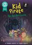 "Kid Pirate The Spider Queen". Abenteuerliche Piratenkinder mit Laterne in dunkler Höhle, Fledermäuse und Spinnennetze umgeben sie.