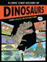 „A Comic Strip History of Dinosaurs. From Origin to Extinction“. Illustrationen von Dinosauriern in verschiedenen Szenen.
