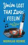 "You've Lost That Livin' Feelin'. An Adam Parrall Mystery. Nicholas George." Eine Schallplatte mit blutigem Messer.