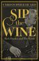 Text: "CHRISTOPHER HEARD. SIP the WINE. Rick Danko and The Band." Schwarz-weiß Foto eines Mannes mit Gitarre., Buch