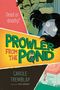 Texte: "Dead or deadly?", "Prowler from the Pond", "Carole Tremblay", "Illustrated by Lili Grand". Illustration: Frau im Bett mit Angst., Buch