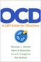 "OCD: A CBT Guide for Clinicians" in großen blauen Buchstaben. Unten Autoren: Maureen L. Whittal, Adam S. Radomsky, Anna E. Coughtrey, Roz Shafran. Ein Pfeilsymbol.