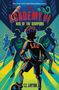 "The Academy VI: Rise of the Scorpions" oben. Im Vordergrund eine Fußballszene mit Spielern, der Name "Leo" auf einem Trikot., Buch