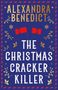 Titel: "THE CHRISTMAS CRACKER KILLER." Name: "ALEXANDRA BENEDICT." Blaues Design mit weihnachtlichen Verzierungen.