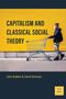 "C"apitalism and Classical Social Theory" in Gelb auf Schwarz. Person mit Einkaufswagen vor gelbem Hintergrund.