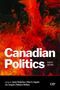 „Canadian Politics“, „Eighth Edition“. Autoren: James Bickerton, Alain-G. Gagnon, Luc Turgeon, Rebecca Wallace. Rote abstrakte Kunst., Buch